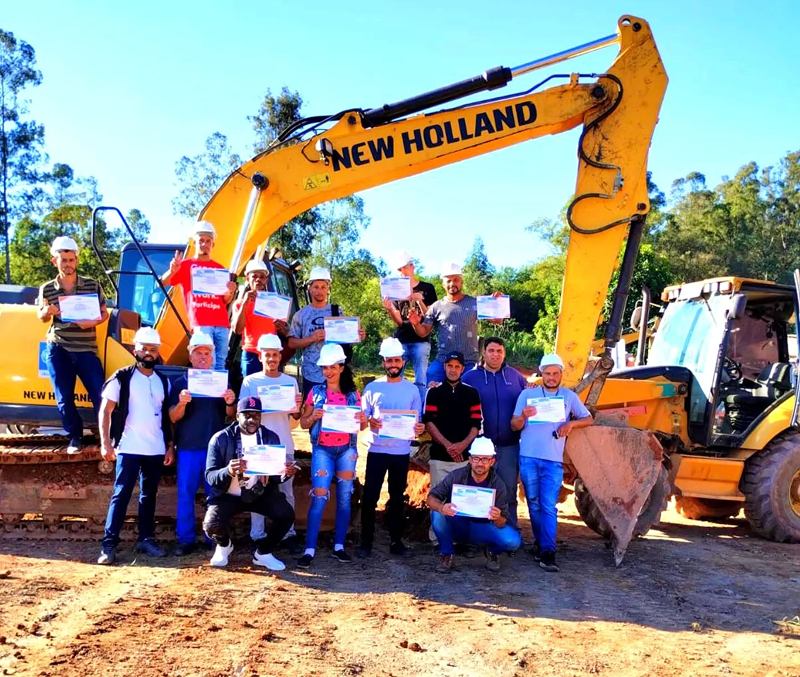 Alunos da Evolua Educação